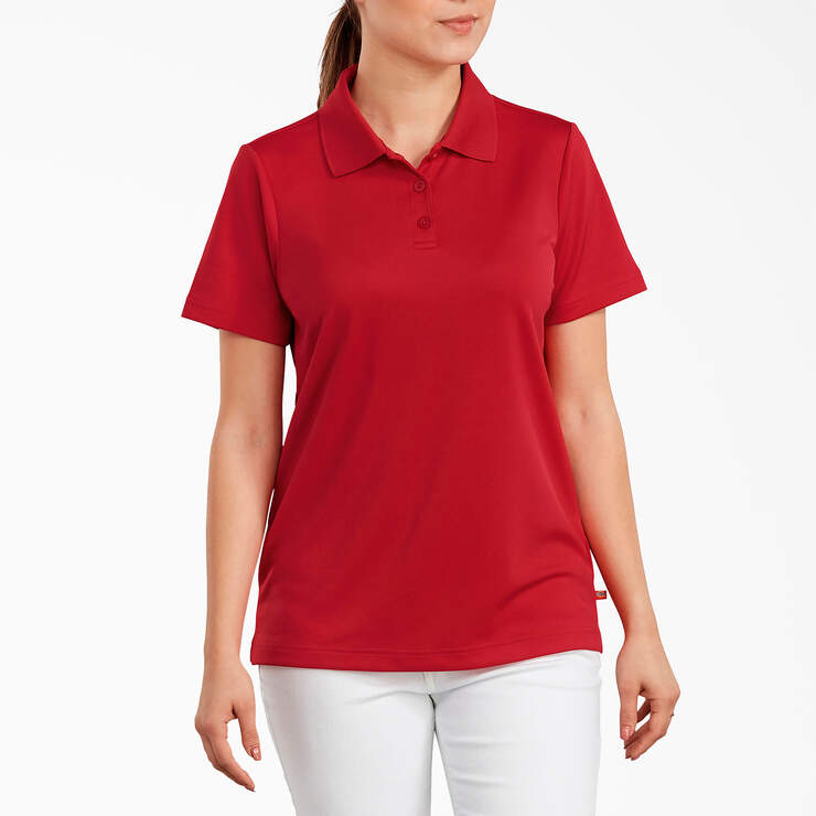 Women's Performance Polo Shirt - Apple Red (LR) image number 1
