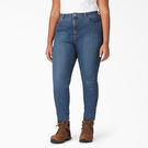 Women&#39;s Plus Perfect Shape Skinny Fit Jeans - Stonewashed Indigo Blue &#40;SNB&#41;