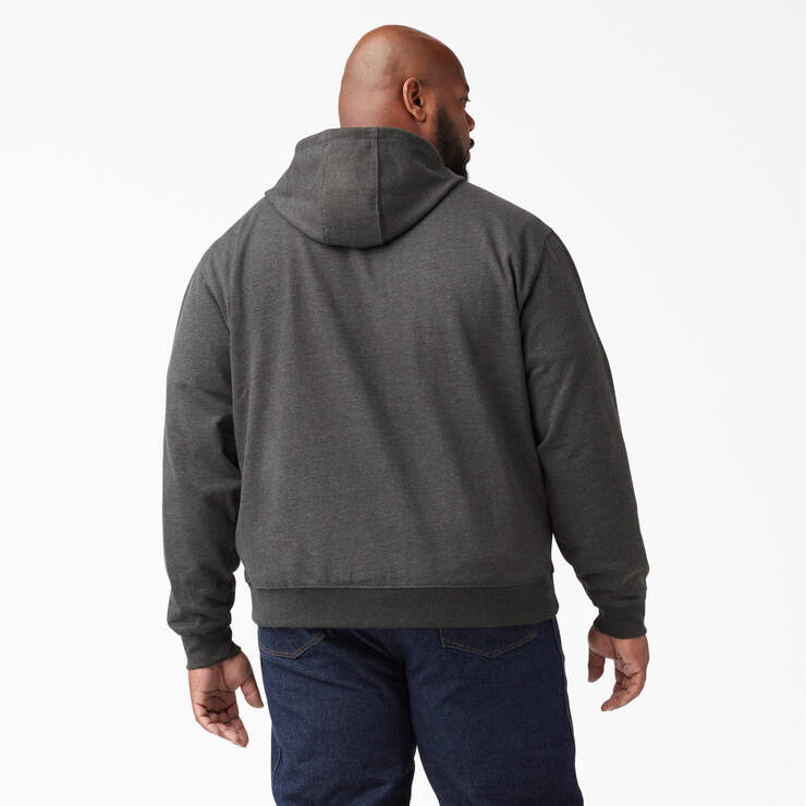 Midweight Fleece Zip Hoodie - Dark Heather Gray (IYD) image number 5