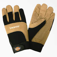 Mechanics Gloves, Split Pigskin, Large - Brown (BR)