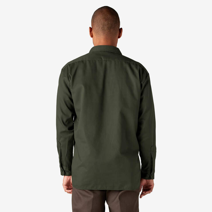 Long Sleeve Work Shirt - Olive Green (OG) image number 2