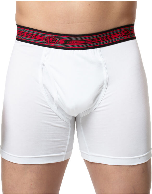 6" Inseam Boxer Briefs, 2-Pack - WHITE (WH)