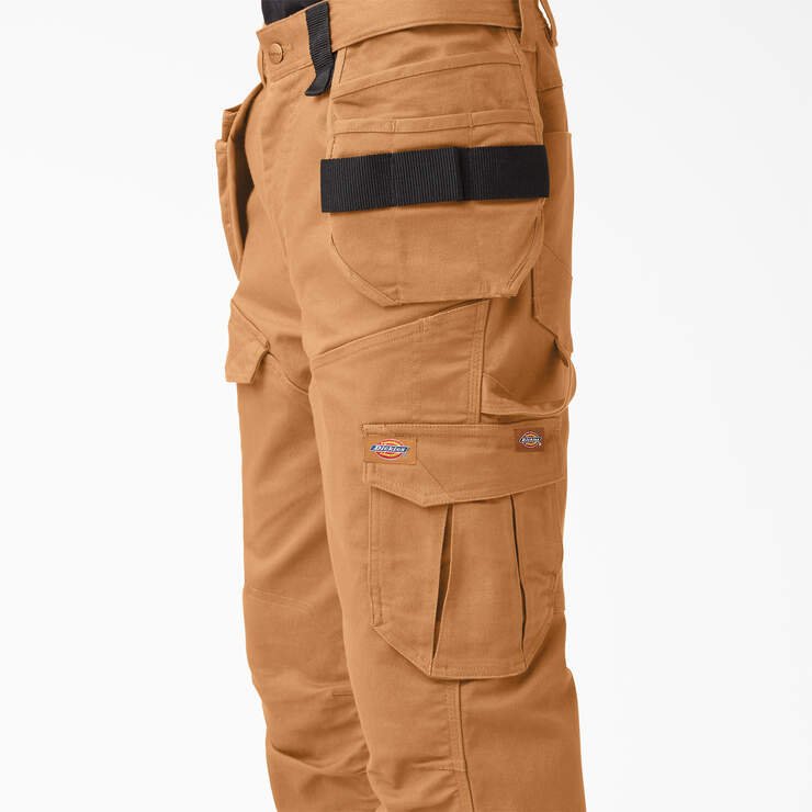 FLEX Temp-iQ® 365 Regular Fit Duck Pants - Rinsed Brown Duck (RBD) image number 6