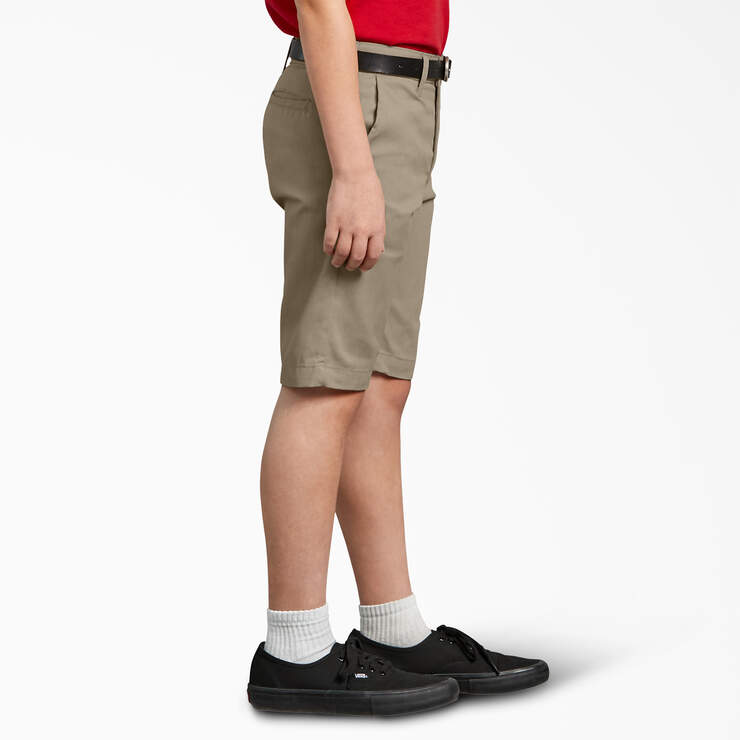 Boys' FLEX Slim Fit Shorts, 8-20 - Desert Sand (DS) image number 3