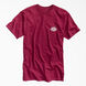 Worldwide Workwear Graphic T-Shirt - Burgundy &#40;BY&#41;