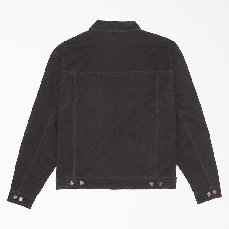 Opening Ceremony Flock Denim Utility Jacket - Black (BKX) image number 2