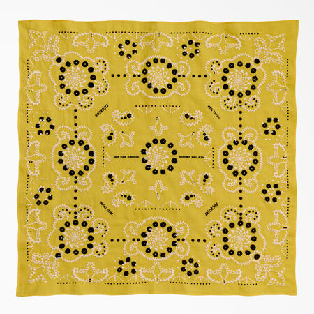 New York Sunshine x Dickies Table Saw Bandana - Yellow &#40;DN1&#41;