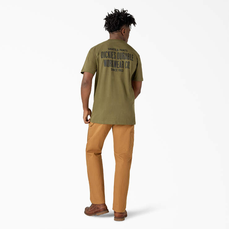 Built to Last Heavyweight T-Shirt - Military Green (0ML) image number 8