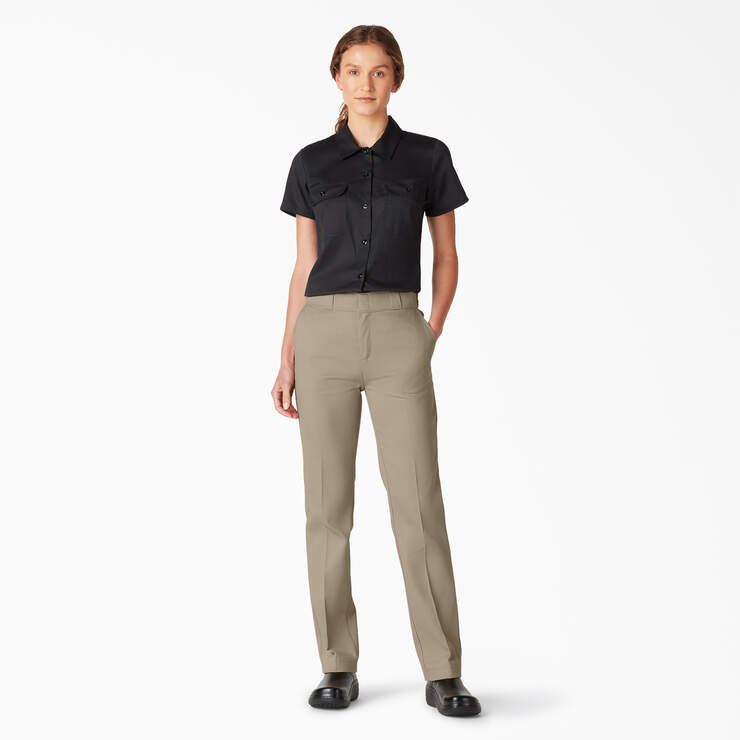 Women's FLEX Original Fit Work Pants - Desert Sand (DS) image number 4
