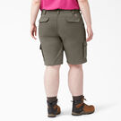 Women&#39;s Plus Relaxed Fit Cargo Shorts, 11&quot; - Grape Leaf &#40;GE&#41;