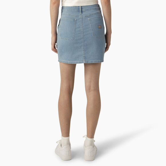 Women&#39;s Denim Carpenter Skirt - Stonewashed Light Denim &#40;SWD&#41;