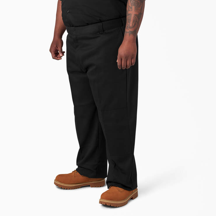 FLEX Loose Fit Double Knee Work Pants - Black (BK) image number 6