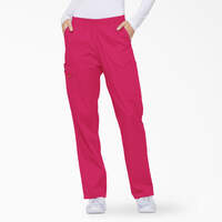 Women's EDS Signature Cargo Scrub Pants - Hot Pink (HPK)