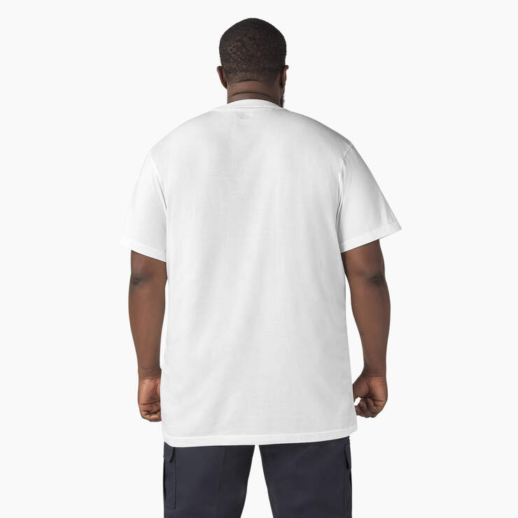 Lightweight Short Sleeve Pocket T-Shirt - White (WH) image number 5