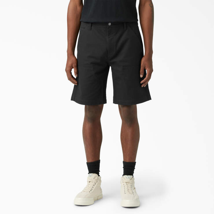 Drill Chap Front Shorts, 9" - Rinsed Black (RBK) image number 1