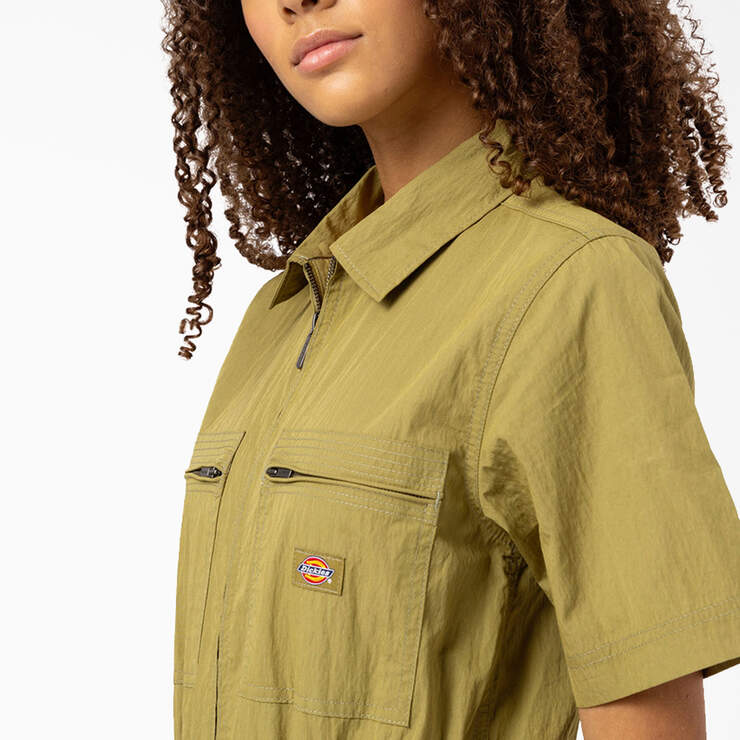 Women's Pacific Short Sleeve Coveralls - Moss Green (MS) image number 6