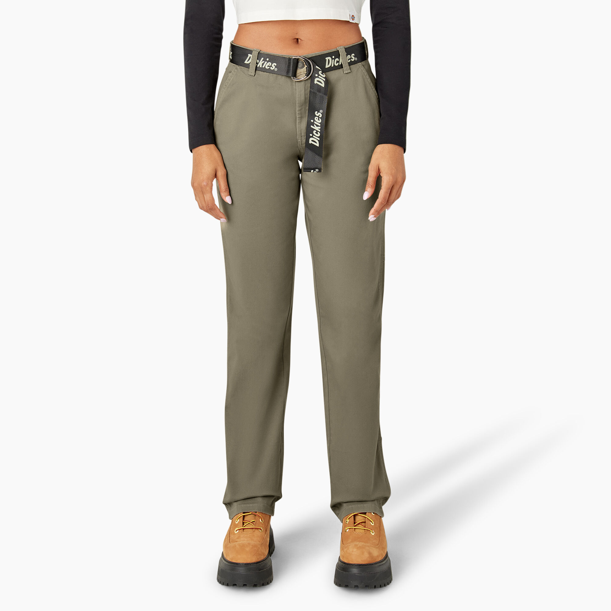 Women's Loose Fit Double Knee Work Pants | Dickies US