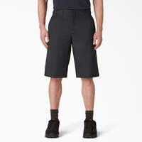 FLEX Cooling Active Waist Regular Fit Shorts, 13" - Black (BK)