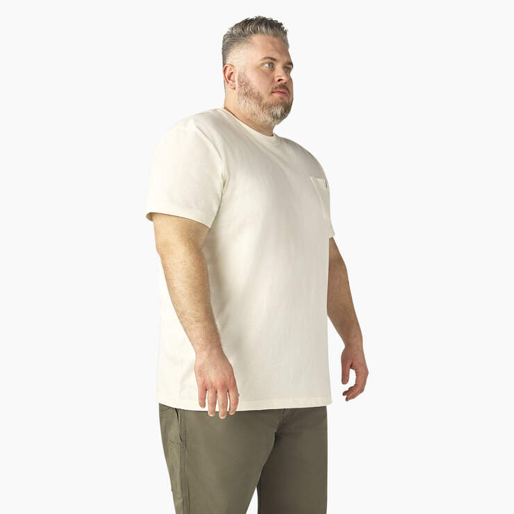 Heavyweight Short Sleeve Pocket T-Shirt - Natural Beige (NT) image number 8