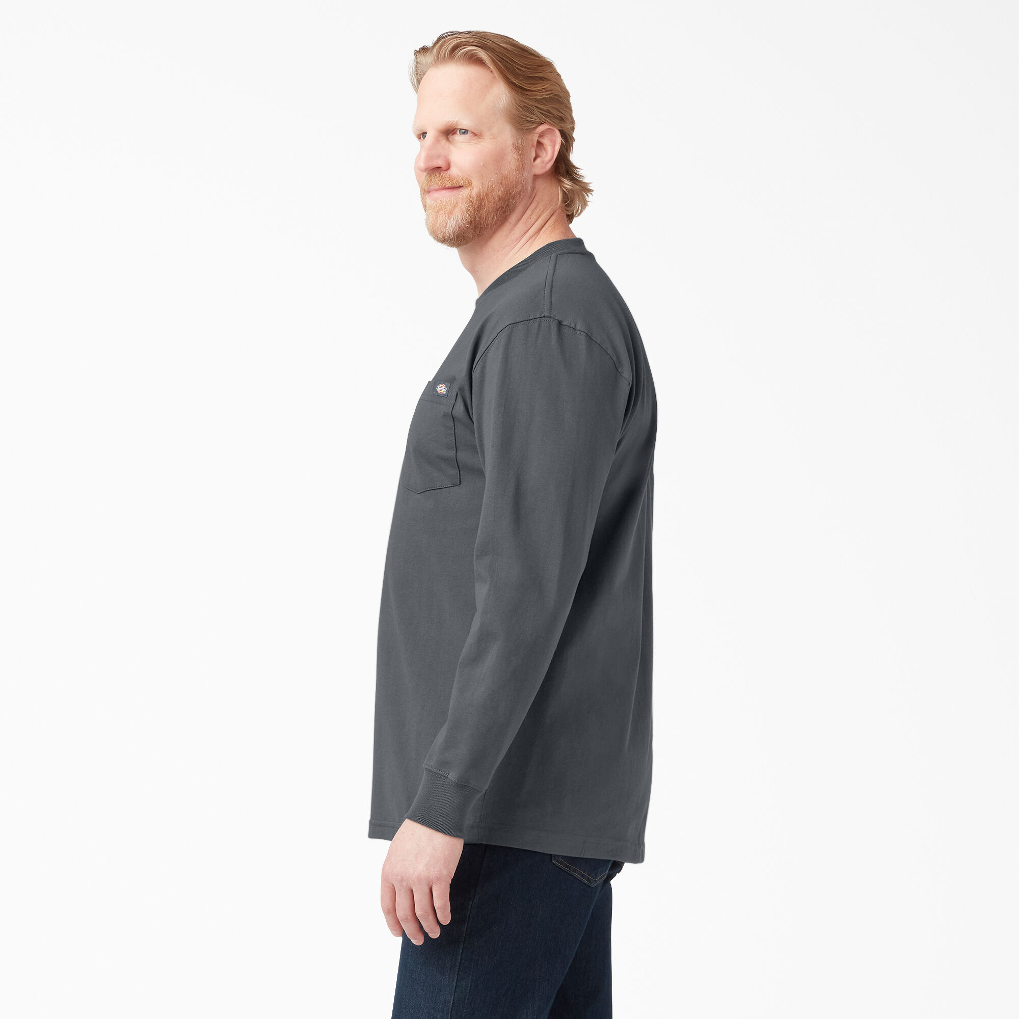 Heavyweight Long Sleeve Pocket T Shirt
