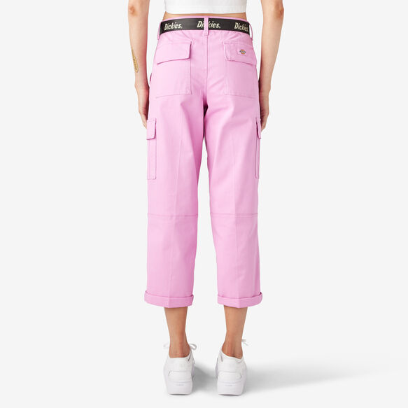 Women&#39;s Cropped Cargo Pants - Wild Rose &#40;WR2&#41;