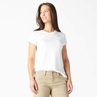 Women's Cooling Short Sleeve Pocket T-Shirt - White (WH)