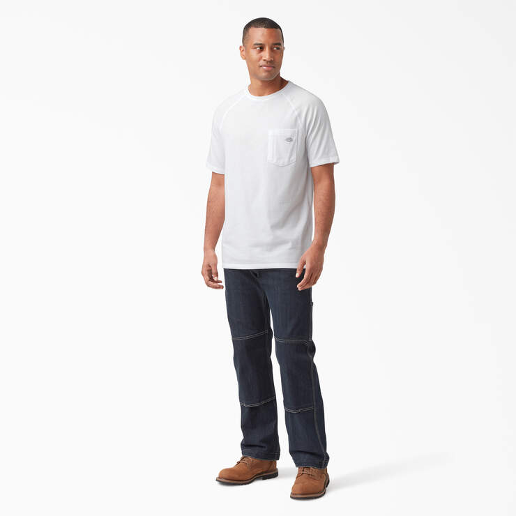 Cooling Short Sleeve Pocket T-Shirt - White (WH) image number 7