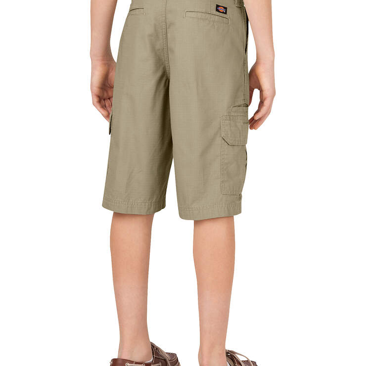 Boys' Relaxed Fit FlexWaist® Ripstop Cargo Shorts, 4-7 - Rinsed Desert Sand (RDS) image number 2