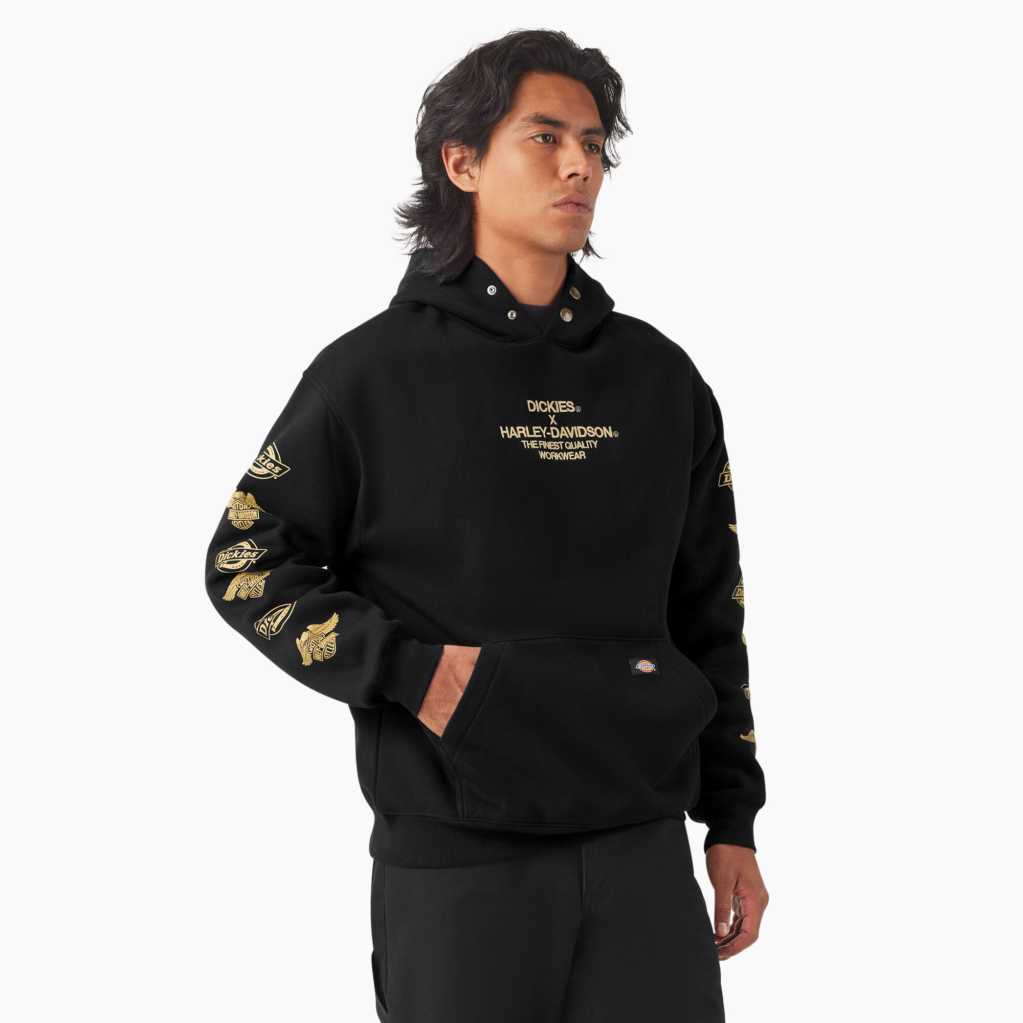 Dickies x Harley-Davidson Eagle Sleeve Hoodie - Dickies US Dickies x Harley-Davidson Eagle Sleeve Hoodie - Dickies US