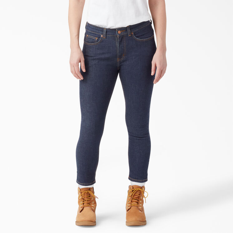 Women&#39;s Perfect Shape Denim Skinny Fit Capri - Rinsed Indigo Blue &#40;RNB&#41;