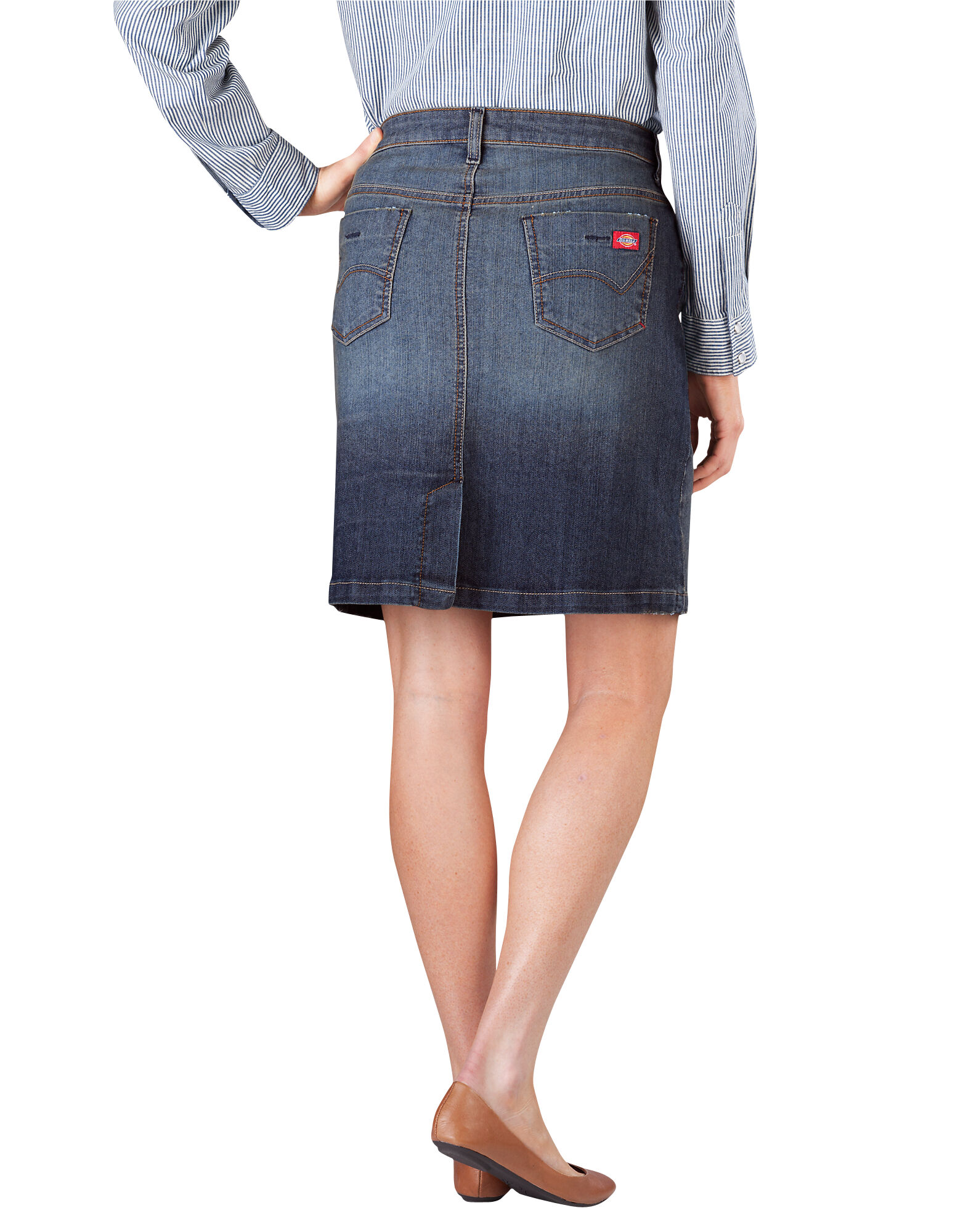 dickies denim skirt