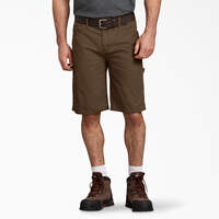 Relaxed Fit Duck Carpenter Shorts, 11" - Rinsed Timber Brown (RTB)