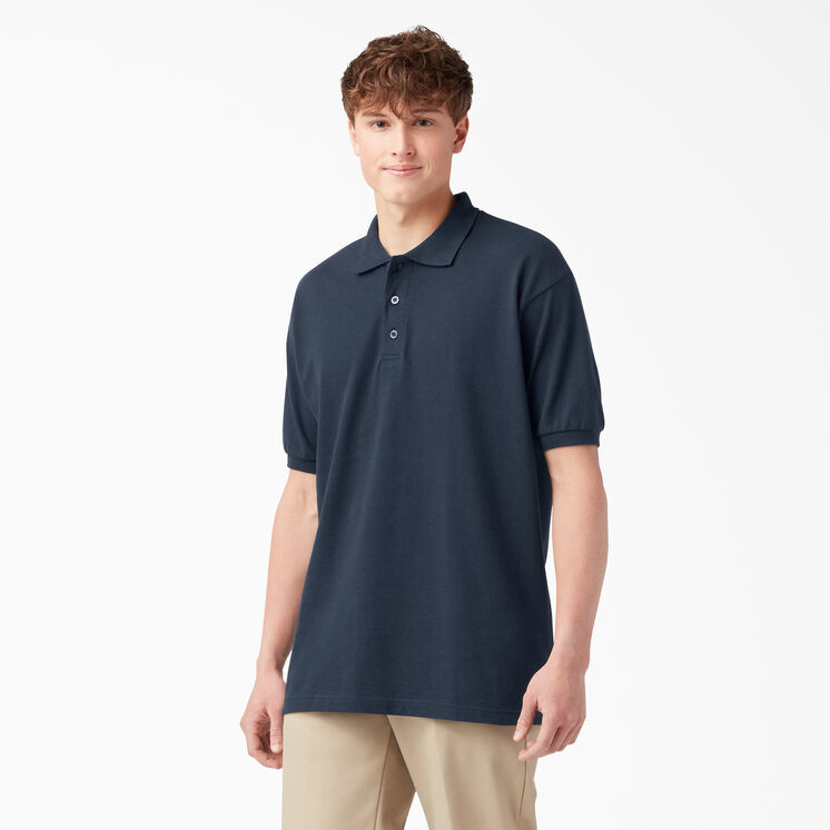 Adult Size Piqu&eacute; Short Sleeve Polo - Dark Navy &#40;DN&#41;
