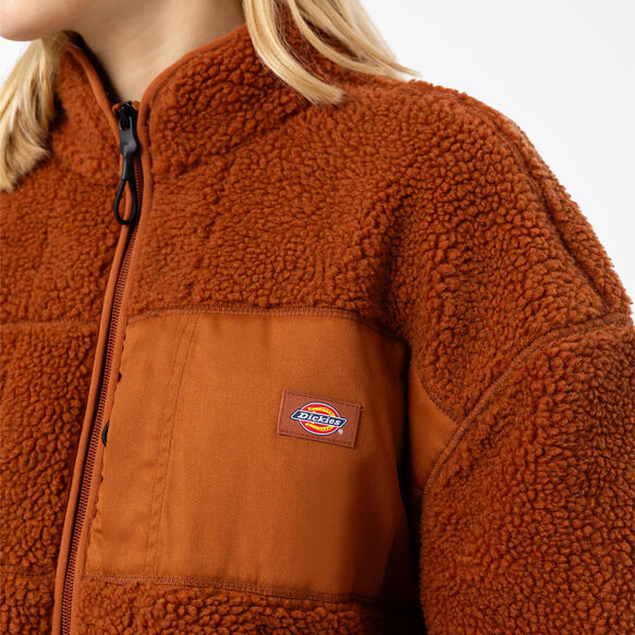 Women&#39;s Red Chute Fleece Jacket - Gingerbread Brown &#40;IE&#41;