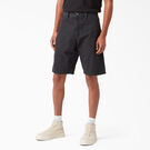 Stonewashed Duck Carpenter Shorts, 11&quot; - Stonewashed Black &#40;SBK&#41;