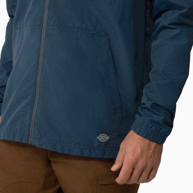 ProTect Cooling Hooded Ripstop Jacket - Airforce Blue (AF) image number 6