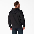 High Pile Fleece Lined Full Zip Hoodie - Black &#40;KBK&#41;