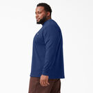 Heavyweight Long Sleeve Pocket T-Shirt - Deep Blue &#40;EL&#41;