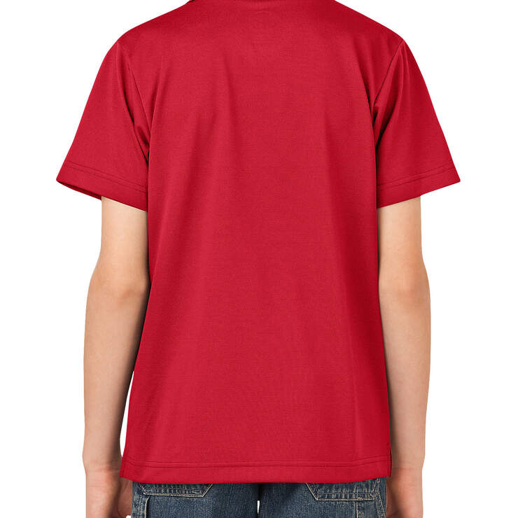 Boys' Performance Short Sleeve Polo, 4-7 - English Red (ER) image number 2