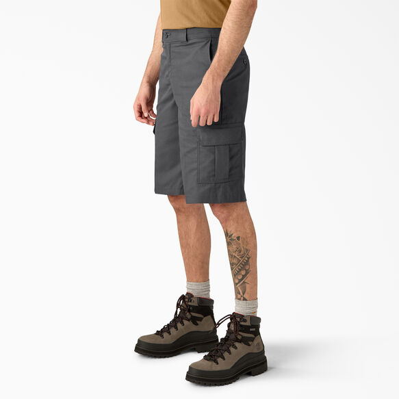 FLEX Relaxed Fit Cargo Shorts, 13&quot; - Charcoal Gray &#40;CH&#41;