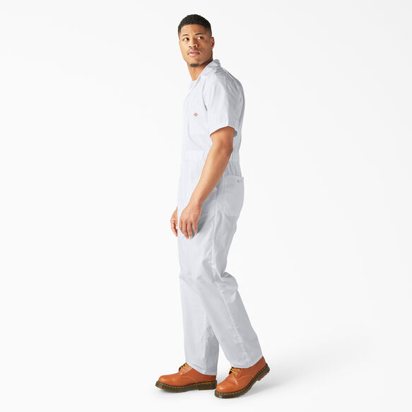Short Sleeve Coveralls - White &#40;WH&#41;