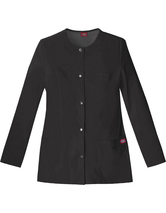Women's Gen Flex Snap Front Warm-Up Jacket - BLACK (BLK)