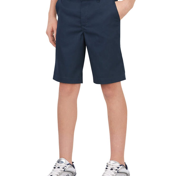 Boys' Flex Classic Fit Ultimate Khaki Shorts, 4-7 - Dark Navy (DN) image number 1