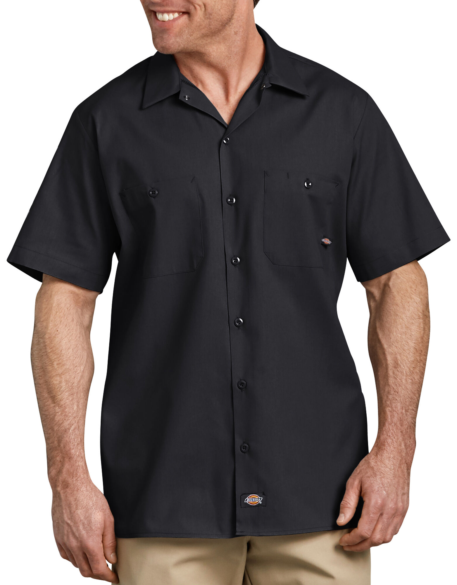 black button up shirt short sleeve