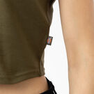 Women&#39;s Maple Valley Cropped T-Shirt - Military Green &#40;ML&#41;