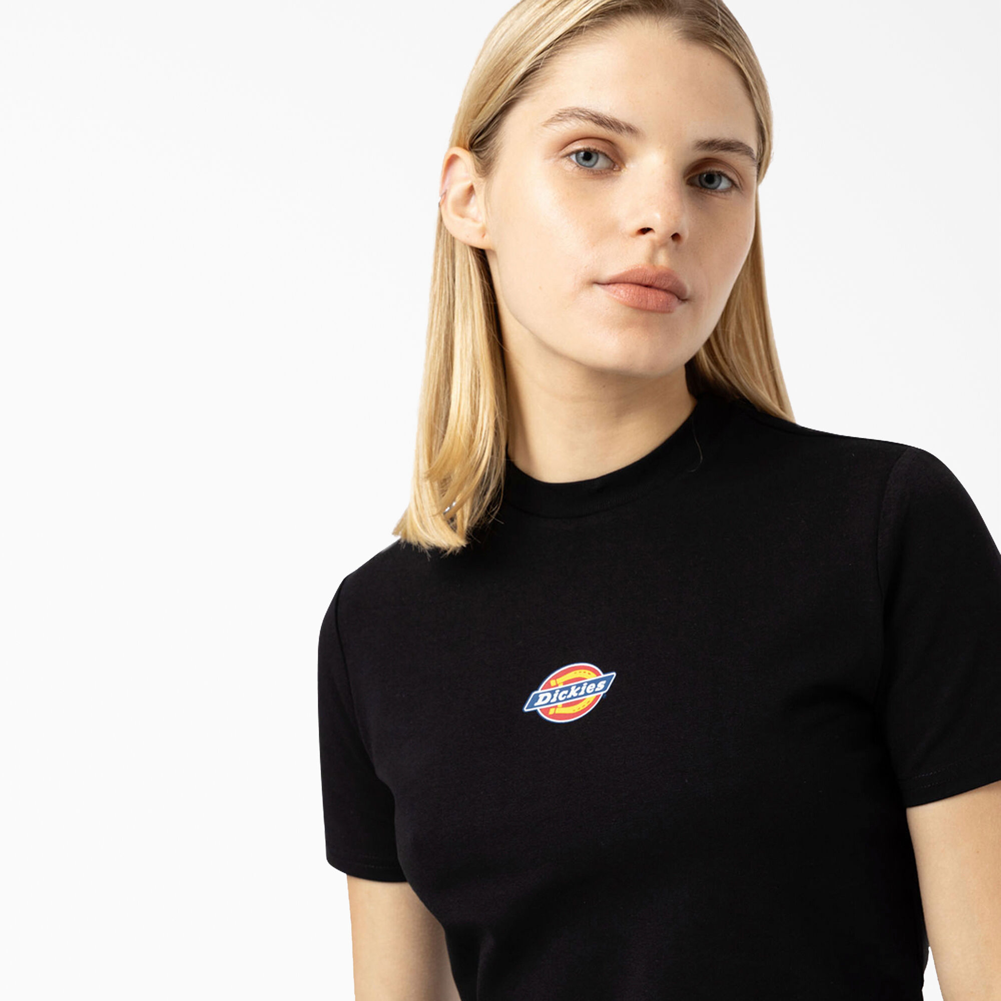 売れ筋商品|||ディッキーズ Tシャツ レディース トップス MAPLE VALLEY TEE - Basic T-shirt - whitecap gray Women's Maple Valley Logo Cropped T-Shirt - Dickies US