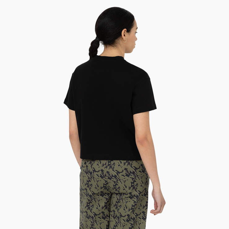 Women's Oakport Cropped T-Shirt - Black (KBK) image number 2