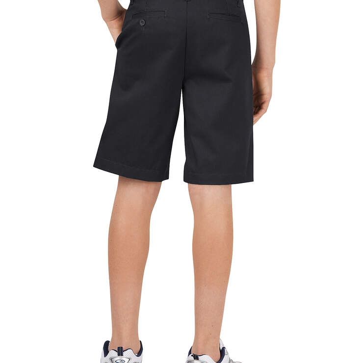Boys' Flex Classic Fit Ultimate Khaki Shorts, 4-7 - Black (BK) image number 2