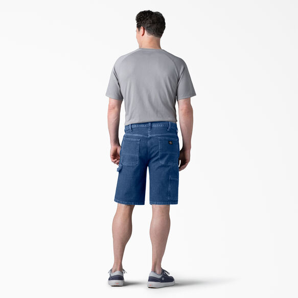 Active Waist Carpenter Shorts, 11&quot; - Stonewashed Indigo Blue &#40;SNB&#41;