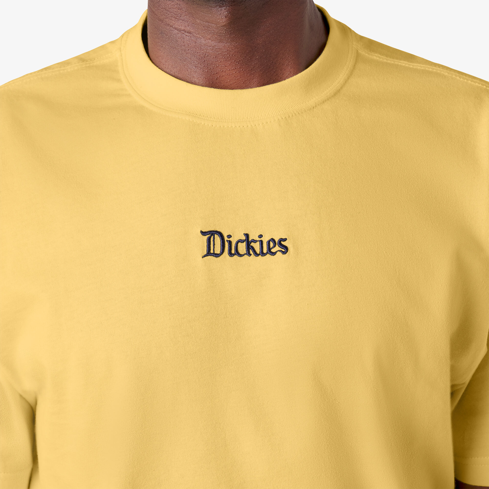 Tシャツ・カットソー DICKIES Men T-shirt Yellow Cream DK0A4Z8P C481 DICKIES: T-shirt men - Yellow Cream | Dickies t-shirt